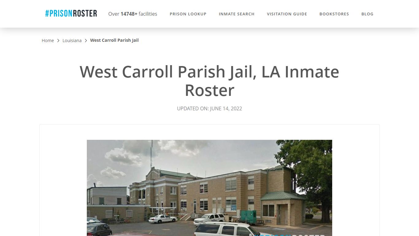 West Carroll Parish Jail, LA Inmate Roster